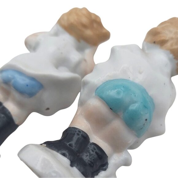 Windy Day Marilyn Monroe Style Porcelain Figurines Japan Set of 2 Vintage MCM - Picture 10 of 10